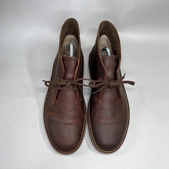 Clarks Chukka Boots‎ Men\'s Size 8.5 Brown Leather Casual Lace Up Boots main image 6